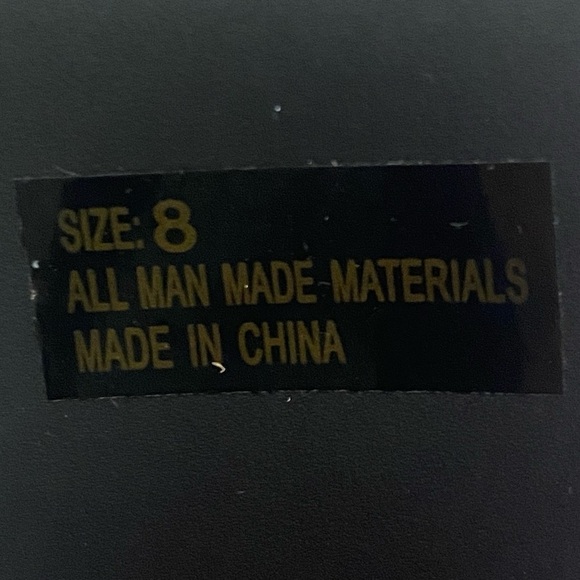 Qupid Women's 8 Blue Heels - Picture 8 of 8